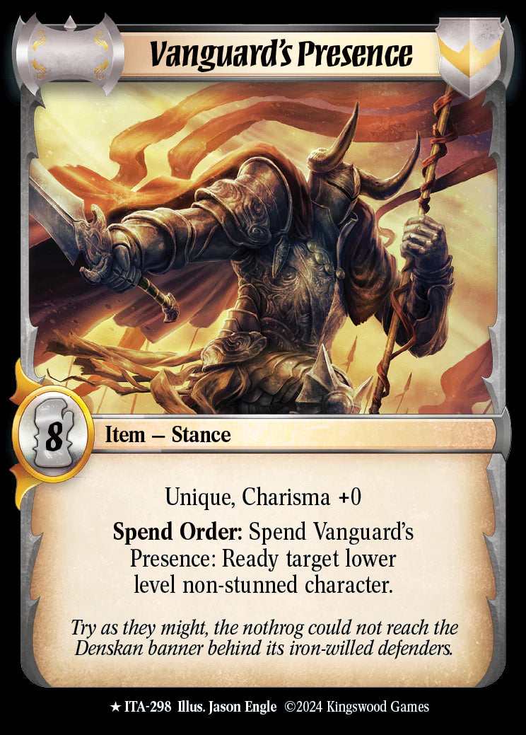 Vanguard's Presence ITA-298 Rare