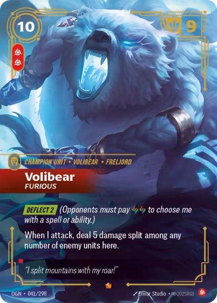 Volibear Furious OGN 041-298 Epic