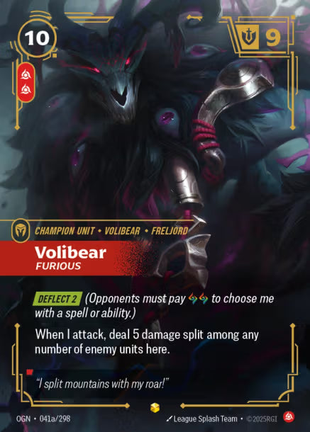 Volibear Furious OGN 041a-298 Showcase