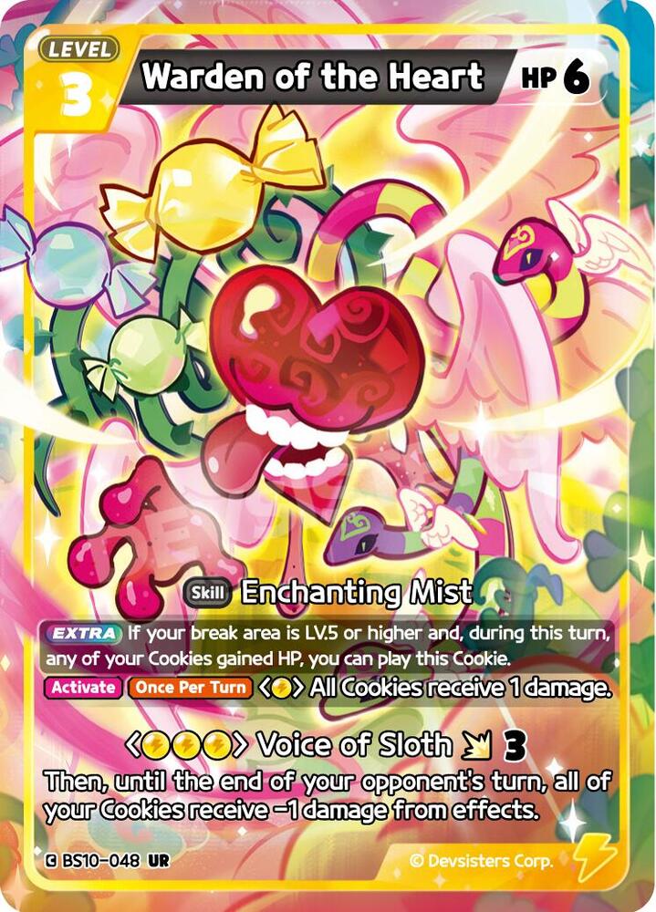 Warden of the Heart BS10-048- The Dark Enchantress War (BS10-BS11) Yellow