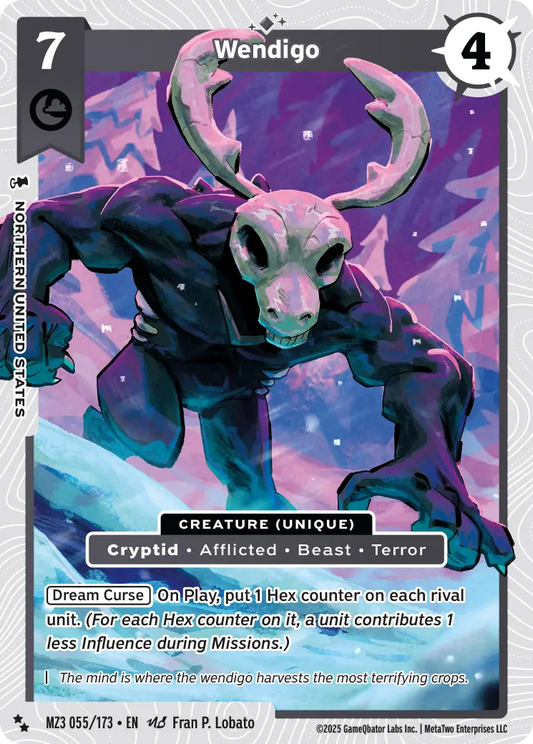 Wendigo MZ3_055 Super Rare