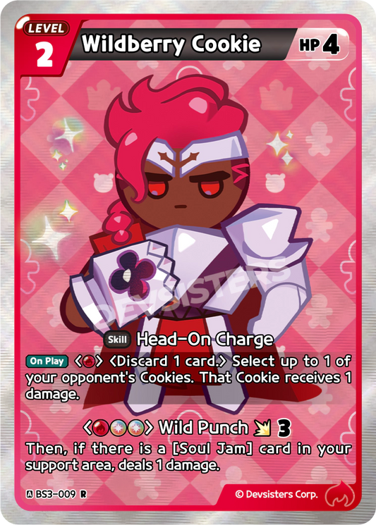 Wildberry Cookie BS3-009 Rare