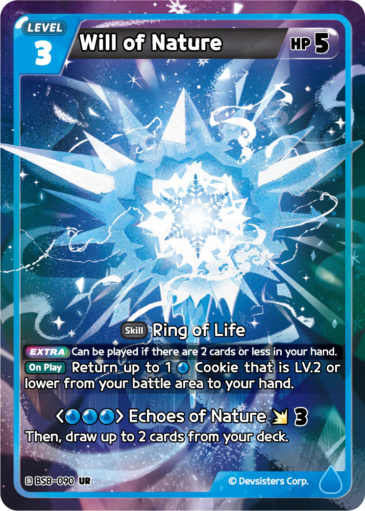 Will of Nature BS8-090 ULTRA RARE (BLUE)