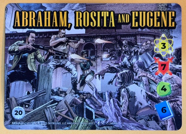 ABRAHAM, ROSITA AND EUGENE 449/472 Overpower Skybound Invincible/Walking Dead RARE