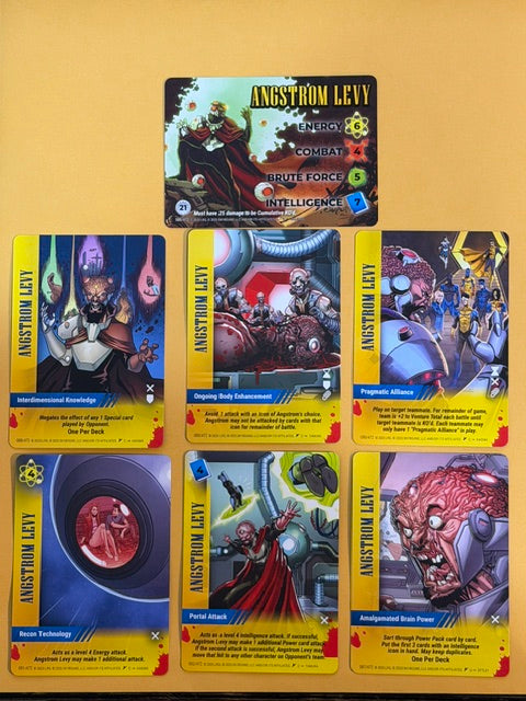 ANGSTROM LEVY Overpower Skybound Invincible/Walking Dead 7-Card Set
