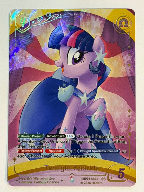 Hearth's Warming Eve Twilight Sparkle *BP04-CR01 Box Topper