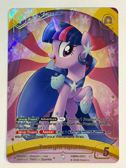 Hearth's Warming Eve Twilight Sparkle *BP04-CR01 Box Topper