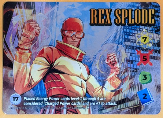 REX SPLODE 421F/472 Overpower Skybound Invincible/Walking Dead RARE FOIL