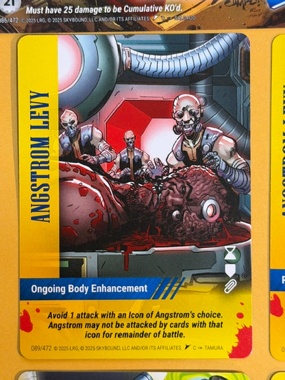 ANGSTROM LEVY Overpower Skybound Invincible/Walking Dead 7-Card Set