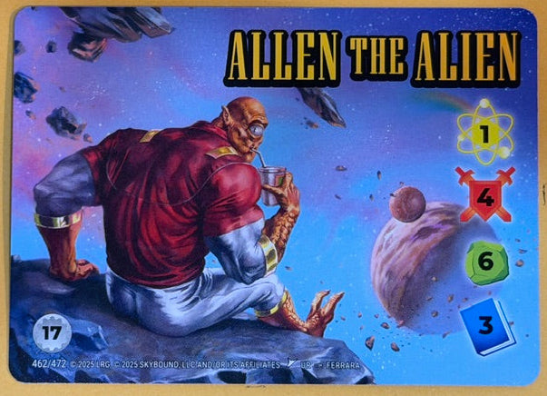 ALLEN THE ALIEN 462/472 Overpower Skybound Invincible/Walking Dead ULTRA RARE