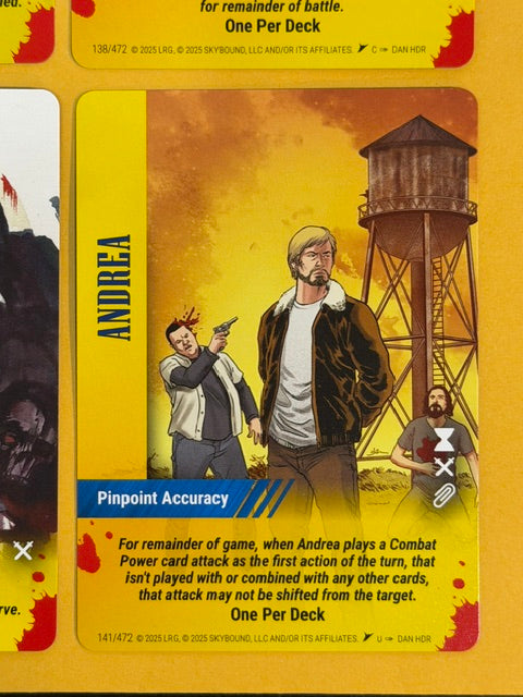 ANDREA Overpower Skybound Invincible/Walking Dead 7-Card Set