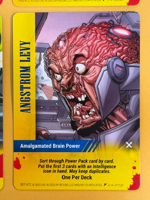 ANGSTROM LEVY Overpower Skybound Invincible/Walking Dead 7-Card Set