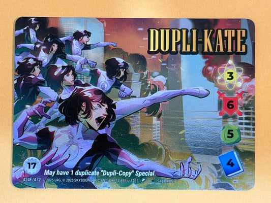 DUPLI-KATE 424F/472 Overpower Skybound Invincible/Walking Dead RARE FOIL
