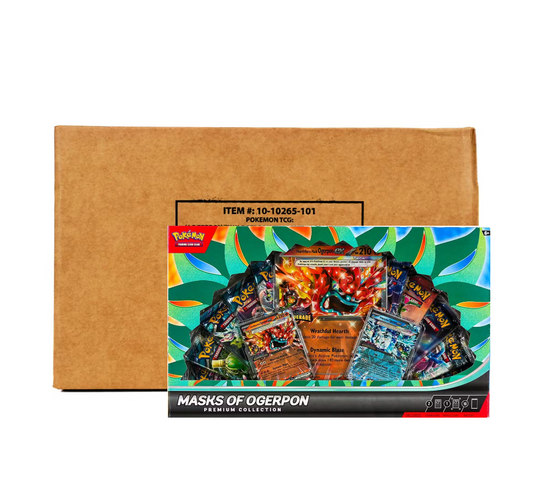 Pokemon TCG Masks of Ogerpon Premium Collection Sealed Case
