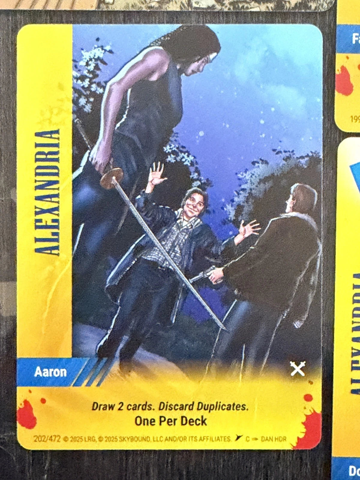 ALEXANDRIA 7 Card Set Overpower Skybound Invincible/Walking Dead