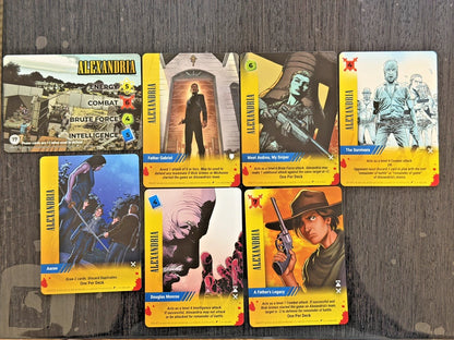 ALEXANDRIA 7 Card Set Overpower Skybound Invincible/Walking Dead