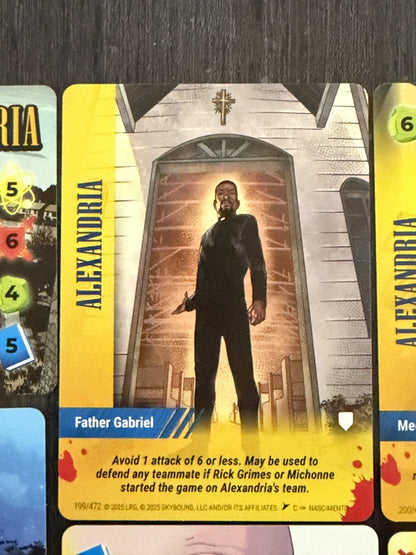 ALEXANDRIA 7 Card Set Overpower Skybound Invincible/Walking Dead